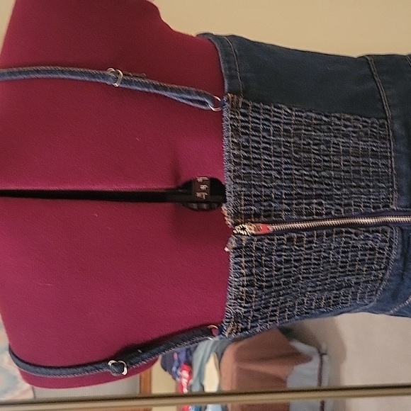 Host Pick!  Vici Long Denim Dress See measurements - Picture 3 of 10